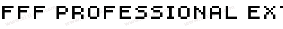 FFF Professional Extended字体转换